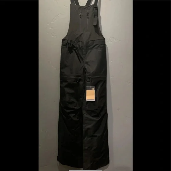 THE NORTH FACE WOMEN CEPTOR SNOW BIB PANT BLACK NWT